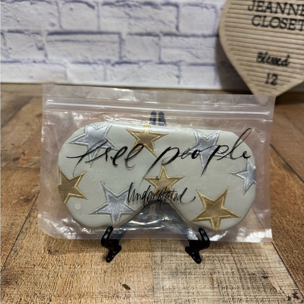 Free People X Understated Leather Starry Eyed Eye Cooling Sleep Mask NEW.